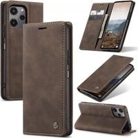 Xiaomi Redmi 12 KlapphüLle LederhüLle Vintage Nubuk StoßFest Kartenfach StäNder