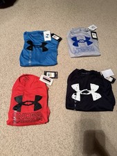 New W Tags Boys Under Armour Long Sleeve Lot Size Youth Small