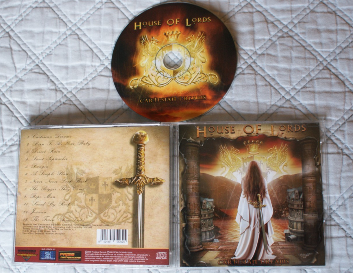 House Of Lords Cartesian Dreams CD Frontiers James Christian melodic rock