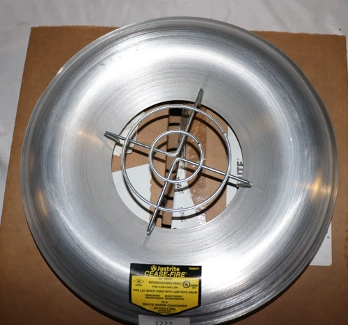 JUSTRITE Cease-Fire 26265 Receptacle Smoking Head, Aluminium