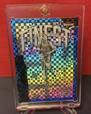 Jalen Williams Auto 37/99 2025-26 Topps Finest Blue X-Fractor OKC Thunder