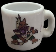 Arizona Coyotes 1.5 Inch Mini Mug White Ceramic NHL Hockey Collectible