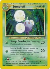 Pokémon TCG - Jumpluff - 7/111 - Holo - Rare - Neo Genesis [Lightly Played]