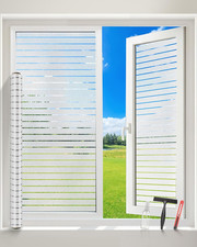 Window Film Privacy Frosted Window Film for Glass Windows, Cover Static Cling No