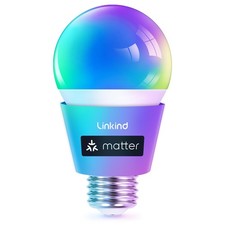 Linkind Matter Smart Light Bulb Smart Bulbs Work Alexa/Apple Home/Google Home