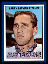 1967 TOPPS #28 BARRY LATMAN (NM-MT) SUPER HIGH QUALITY ~ GFCC