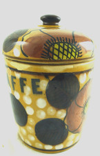 IDEA ARREDO CUCINA VINTAGE  1930 BARATTOLO PORTA CAFFè CERAMICA PISA TOSCANA