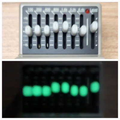 Glow in the Dark Fader / Slider Caps / Knobs for Boss GE-7 / GEB-7
