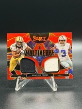 Panini 2025 Select Brandin Cooks Saints Cowboys Multiverse Prizm MVJ-BCS Insert