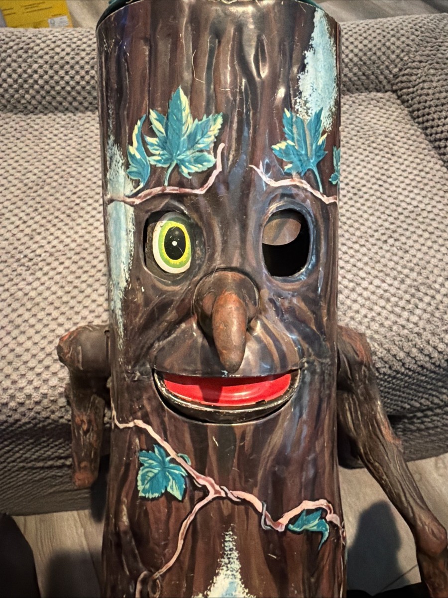 Rare Marx 1960's Whistling Spooky Kooky Tree tin litho toy /Japan
