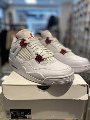 Nike Air Jordan 4 Red Metallic NEU 44/10US