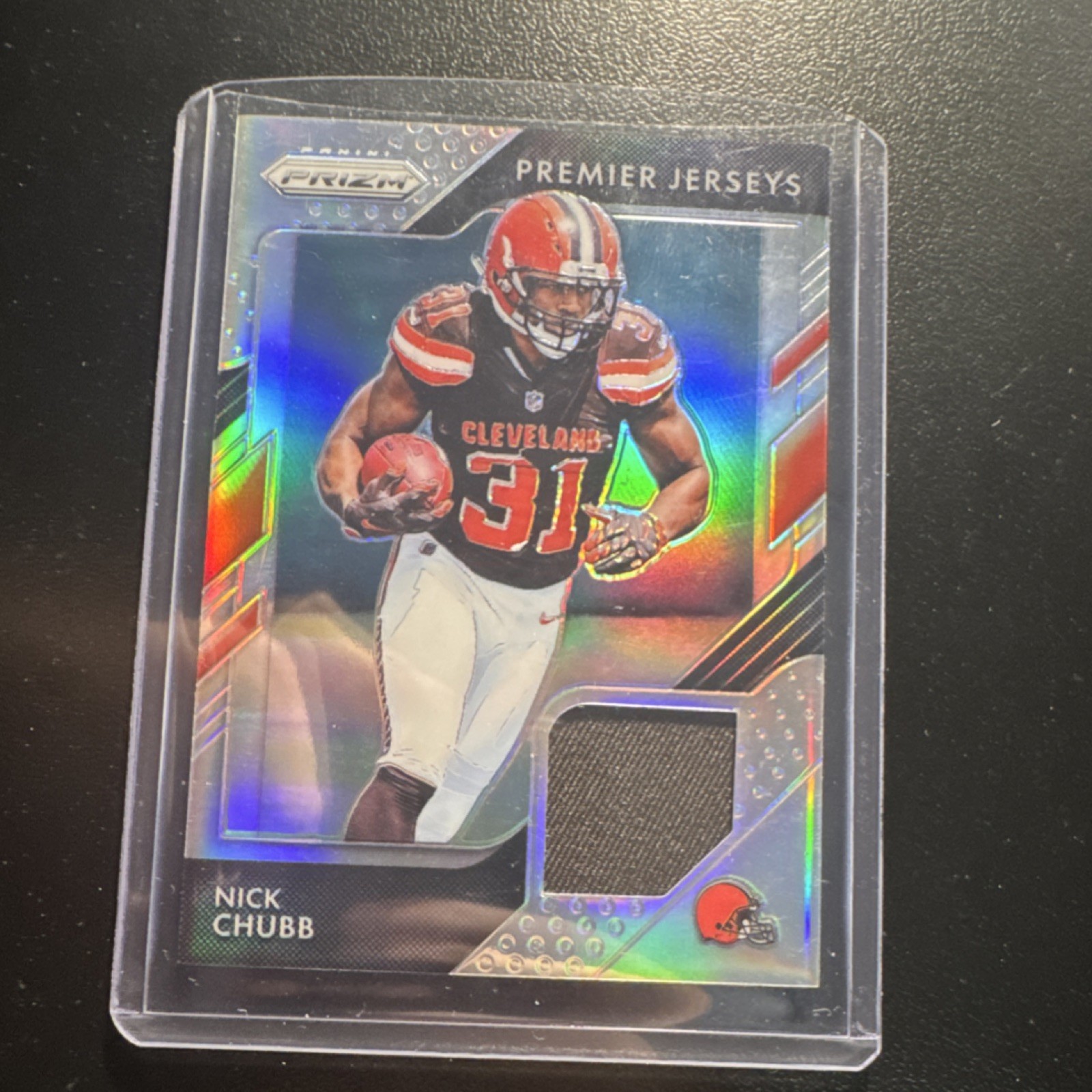 Panini 2018 Prizm Premier Jerseys Nick Chubb #PP-13 Cleveland Browns Football