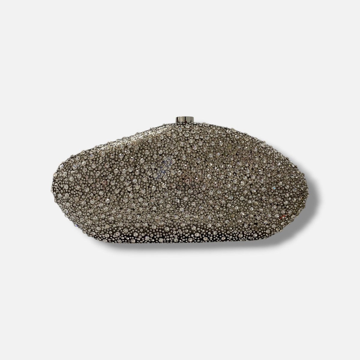 Cult Gaia Women's Silver Acrylic Glitter Glass Rhinestone The