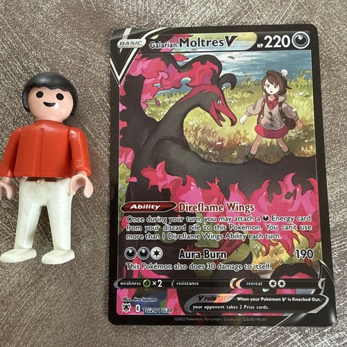 Galarian Moltres V Tg20/Tg30 Pokémon Card