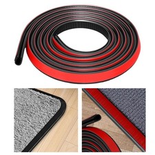 Carpet Edge Trim Strip Rubber 5M Threshold Edging Trim for Area Rugs Mats