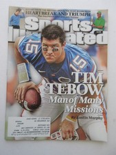 Sports Illustrated July 27, 2009 Man of Many Missions Florida Gators Tim TebowL