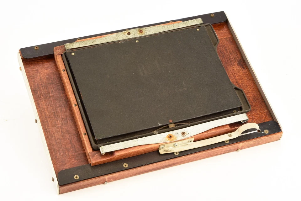 Burke & James 5x7 1/2 Frame Split Image Sliding Reducing Back Vintage V22 - Image 2 of 4