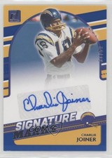 2021 Panini Donruss Signature Marks Blue 31/50 Charlie Joiner #SM38 Auto HOF 1b8