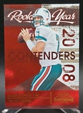 2008 Playoff Contenders Rookie of the Year /500 SP Chad Henne Rookie Card RC #24. rookie card picture