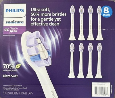 Philips Sonicare GC Gentle Clean Replacement Toothbrush 8 count