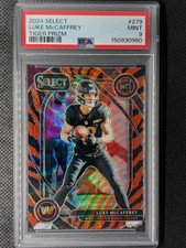 2024 Panini Select - Luke McCaffrey #279 Tiger Prizm (RC) SSP