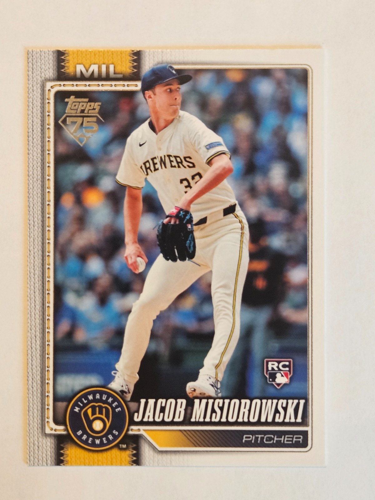 2026 Topps Series 1 - Jacob Misiorowski #10 (RC)
