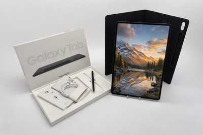   EXCELLENT Samsung Galaxy Tab S8+ Plus 128GB Wifi W/S-Pen + Book Covr - 9.9/10