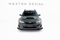 Front StoßStange Flaps Passend FüR Subaru Impreza WRX STI Mk3 FL Schwarz Hochgla