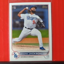 2022 Topps Series 1 - #258 Andre Jackson (RC) Los Angeles Dodgers Rookie 