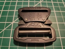 AustriAlpin 1.75" 45mm Cobra Buckle Black XL Clips