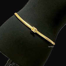CHANEL BELT AUTH Gold Medal kenkenjp 31 RUE CAMBON Coin plate Leather CC Brown