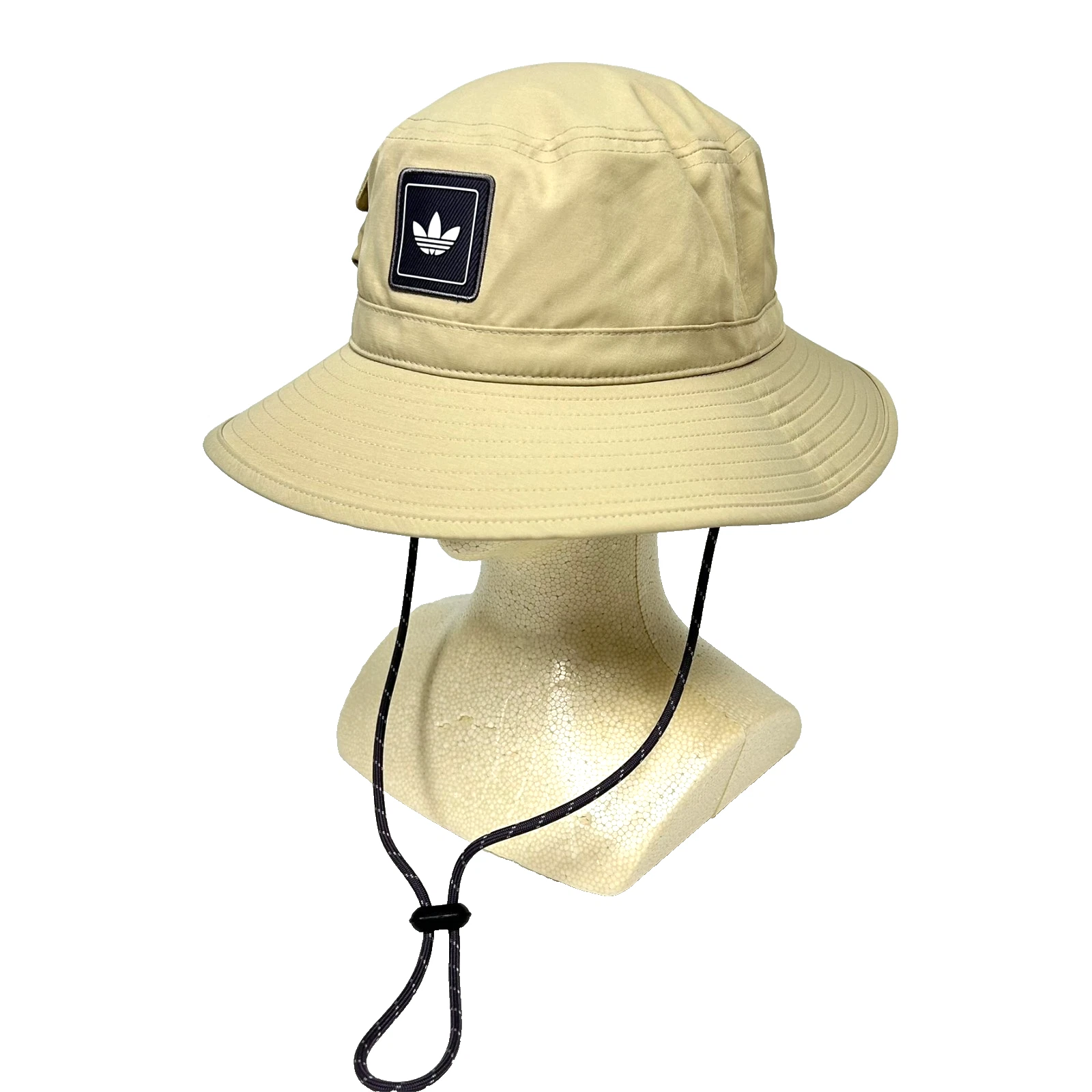adidas Originals Unisex utility 3.0 Boonie Pocket Bucket Hat Khaki Stone B20 NWT