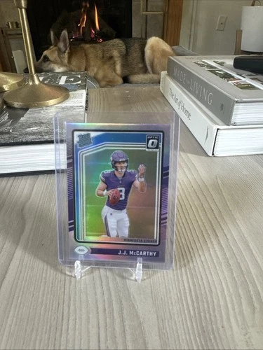 2024 Panini Donruss Optic - Rated Rookie J.J. McCarthy #235 Holo Prizm (RC)