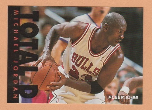 1995 1996 FLEER BASKETBALL TOTAL D #3 MICHAEL JORDAN SHARP \*\* FREE SHIPPING \*\*