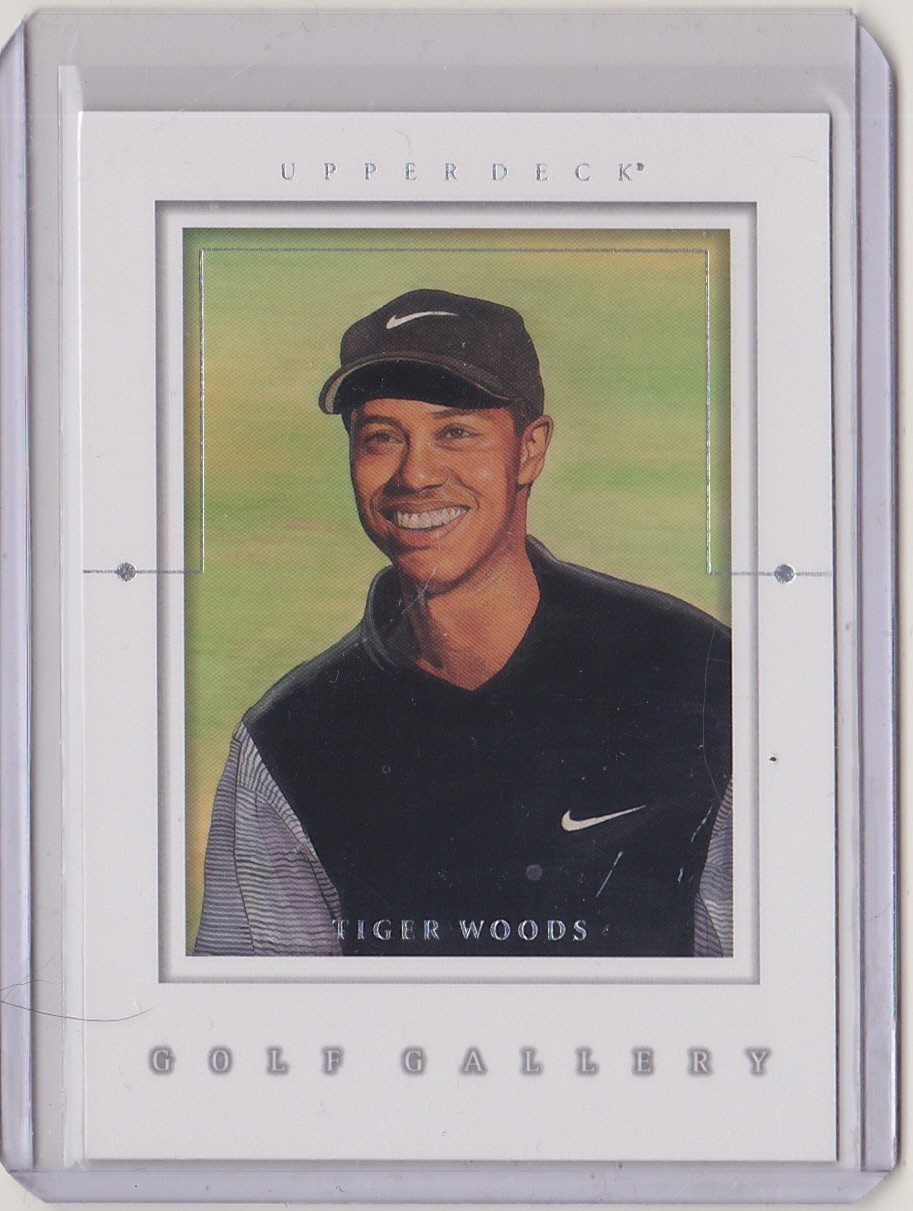 2001 Upper Deck Golf Tiger Woods Gallery Rookie Year