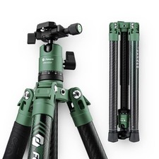 Fotopro Carbon Fiber Tripod 60 Inch 360 Degree Ball Head Quick Release Plate