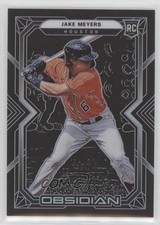 2022 Panini Chronicles Obsidian Electric Etch Purple /99 Jake Meyers #16 0c3