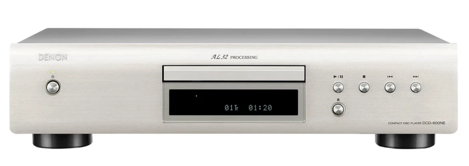 Denon DCD-600NE, CD-Player mit AL32 Processing, silber, neuwertig, in OVP - Bild 2 von 4