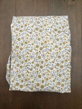 Kerry Cassill Paisley Label Fitted Crib Sheet Boho Blue Flower Girls