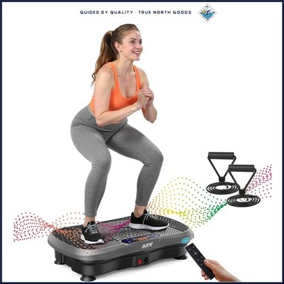 Exercise Vibration Platform with Remote Control for Home Gym and Rehabilitation