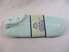 Vtg. NOS Izod Teal Ladies Sun Socks Women's 9-11