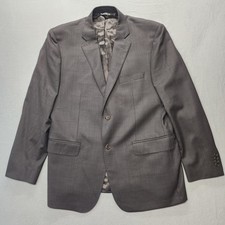 Ermenegildo Zegna Traveller Slim FitSaks Fifth Blazer 44R Brown Glen Plaid ITALY