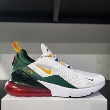 Nike Air Max 270 Mens 11.5 White Green Red Ye...