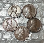 1933  D 1934 P  1935  P  1937 P  1939 S  LINCOLN WHEAT CENT   Set Of 5 + Bonus