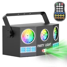 16 Laser Patterns Red & Green Effects Light Parties family gatherings Nightclub