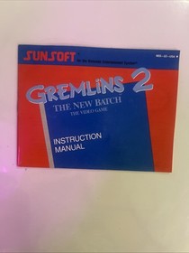 Gremlins 2: New Batch NES 1990 Authentic Complete CIB Manual TESTED Nintendo