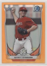 2014 Bowman Draft Chrome Orange Refractor 7/25 Wyatt Strahan #CDP97 06z2