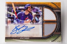 Topps Museum Kyle Tucker Dual Relic Auto 64564