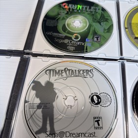 Dreamcast Game Lot Including Gauntlet Time Stalkers Crazy Taxi