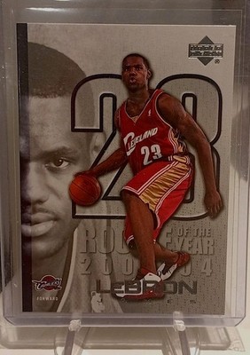 Upper Deck Rookie Exclusives 2003-04 LeBron James Rookie Cavaliers NBA Card LJ3